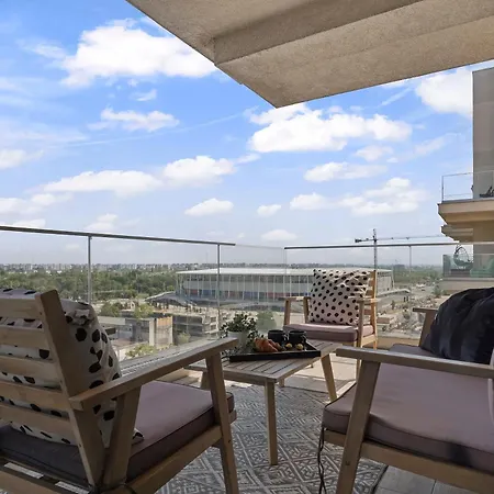 Garsoniera Turquoise Rezidential Moghioros Park Appartement Boekarest