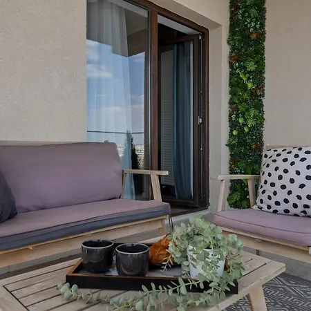 Garsoniera Turquoise Rezidential Moghioros Park Бухарест