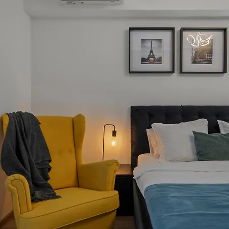 Appartement Garsoniera Turquoise Rezidential Moghioros Park