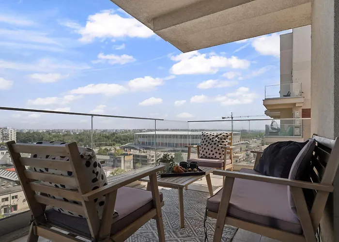 Garsoniera Turquoise Rezidential Moghioros Park Apartman Bukarest