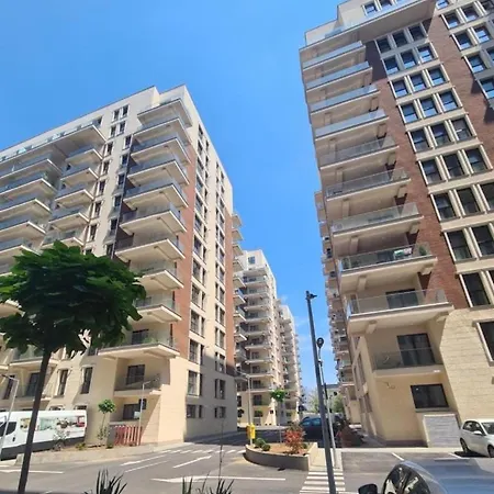 דירה Garsoniera Turquoise Rezidential Moghioros Park *