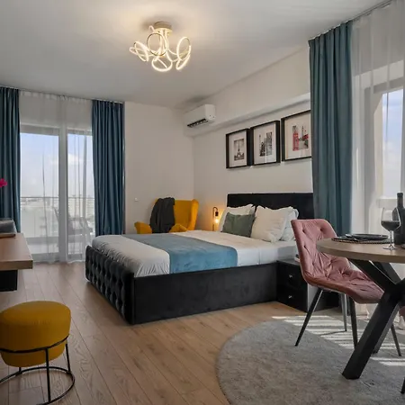 Garsoniera Turquoise Rezidential Moghioros Park Bukarest