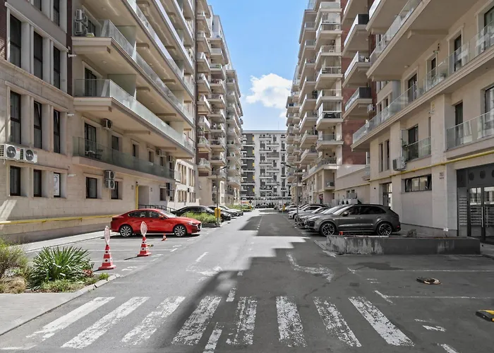 Garsoniera Turquoise Rezidential Moghioros Park Apartment Bucharest